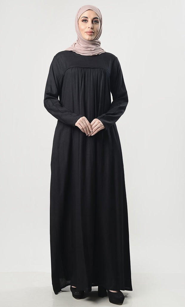Simple Everyday Abaya With Pockets – EastEssence.com