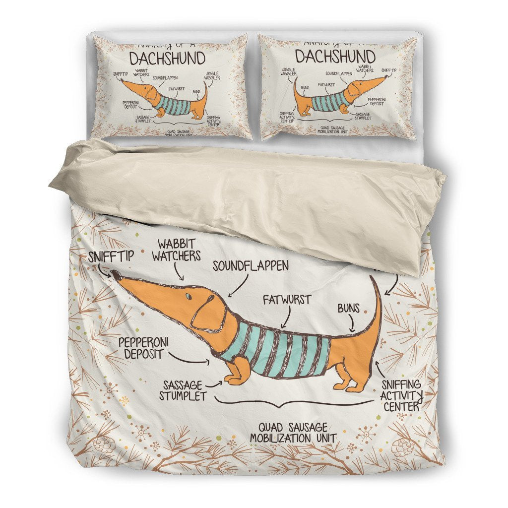 dachshund bed comforter