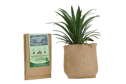 Outdoor Eco Friendly Jute Plant Pots (3.7 Liters)