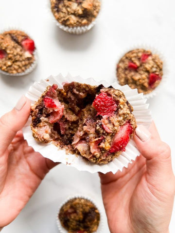 Strawberry Breakfast Muffins