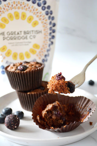 The Great British Porridge Co Blueberry & Banana Muffins