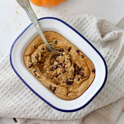 Pumpkin Spice Baked Oats