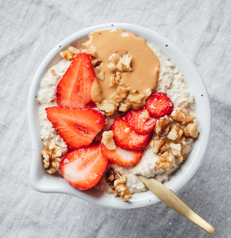 Strawberry & Peanut Porridge