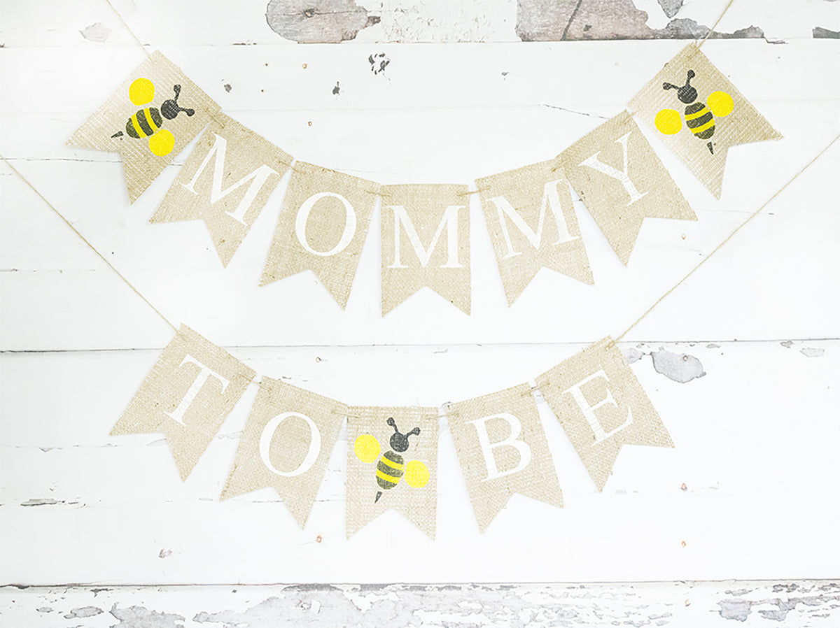 Baby Shower Decor Mommy To Bee Bumble Bee Banner Swanky Party Box