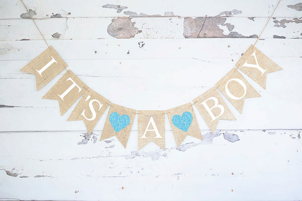 Baby Boy Fishing Banner for Gender Reveal or Baby Shower Decorations –  Swanky Party Box