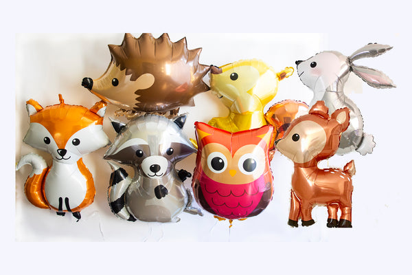 Woodland Animal Latex Balloon Mix (Set of 5)