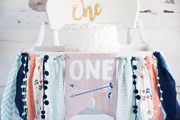 Fox 1st Birthday Highchair Banner – Swanky Party Box