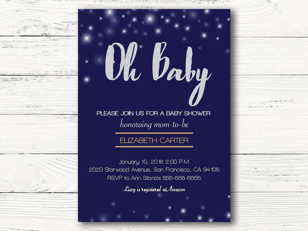 digital oh boy baby shower invitations