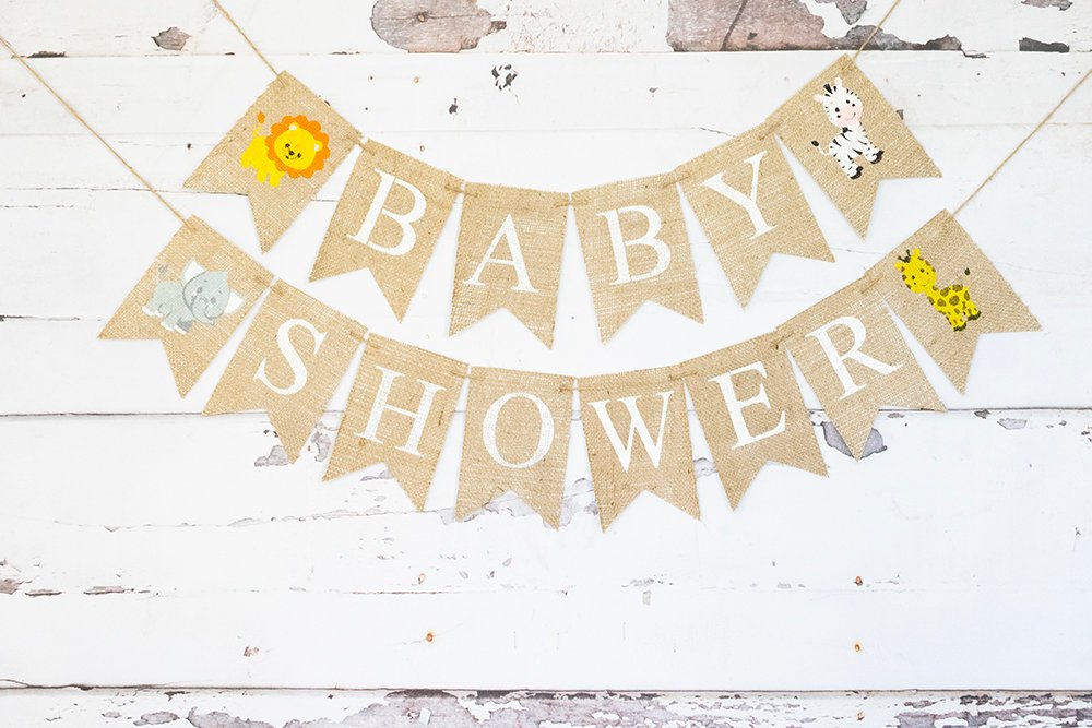 Baby Shower Decor Safari Baby Shower Banner Swanky Party Box
