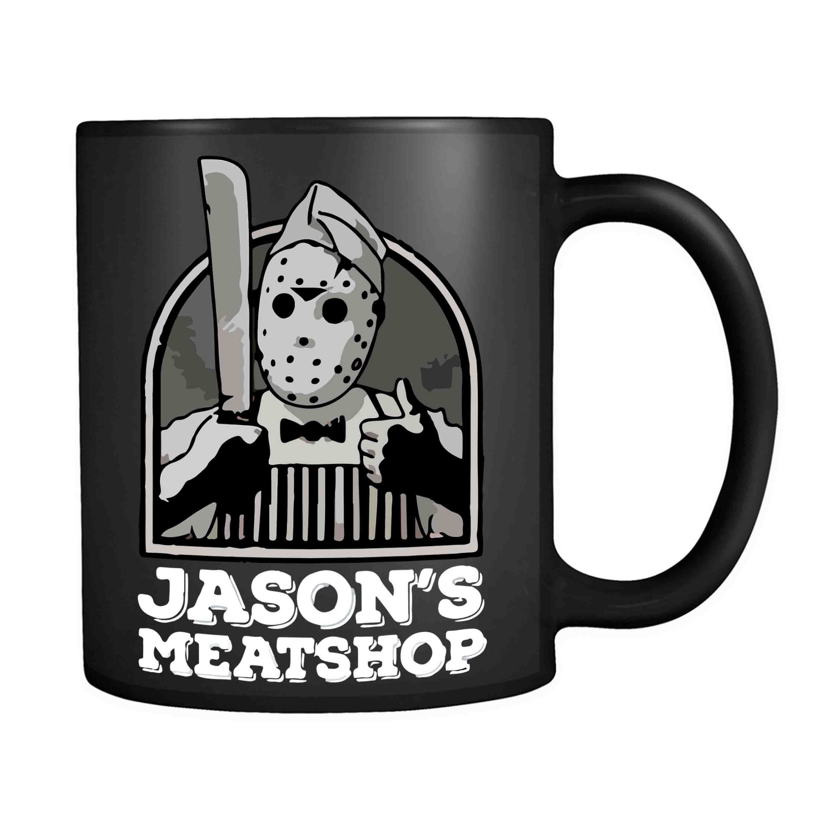 New Jason Voorhees Cult Meatshop Comedy Horror 80s 11oz ...