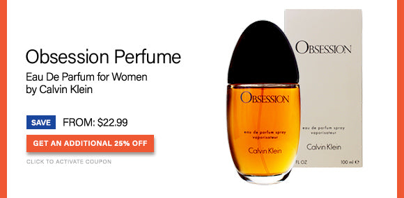 Obsession Perfume for Women by Calvin Klein - From $22.99 + 25% off