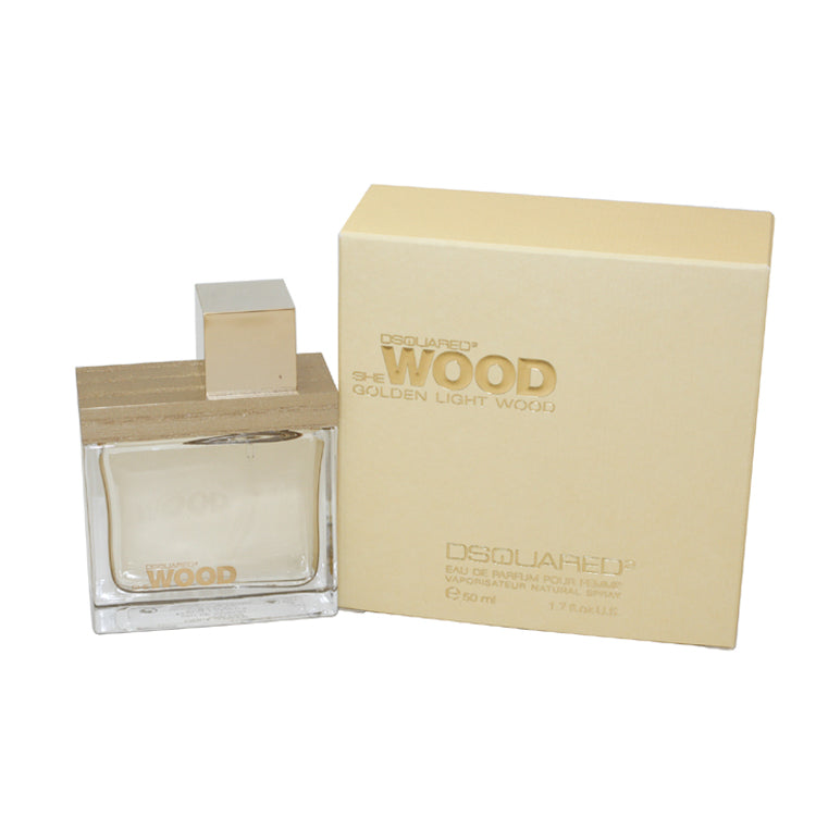 dsquared she wood golden light review