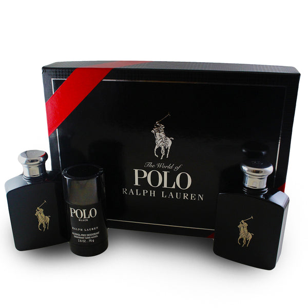 polo black cologne set