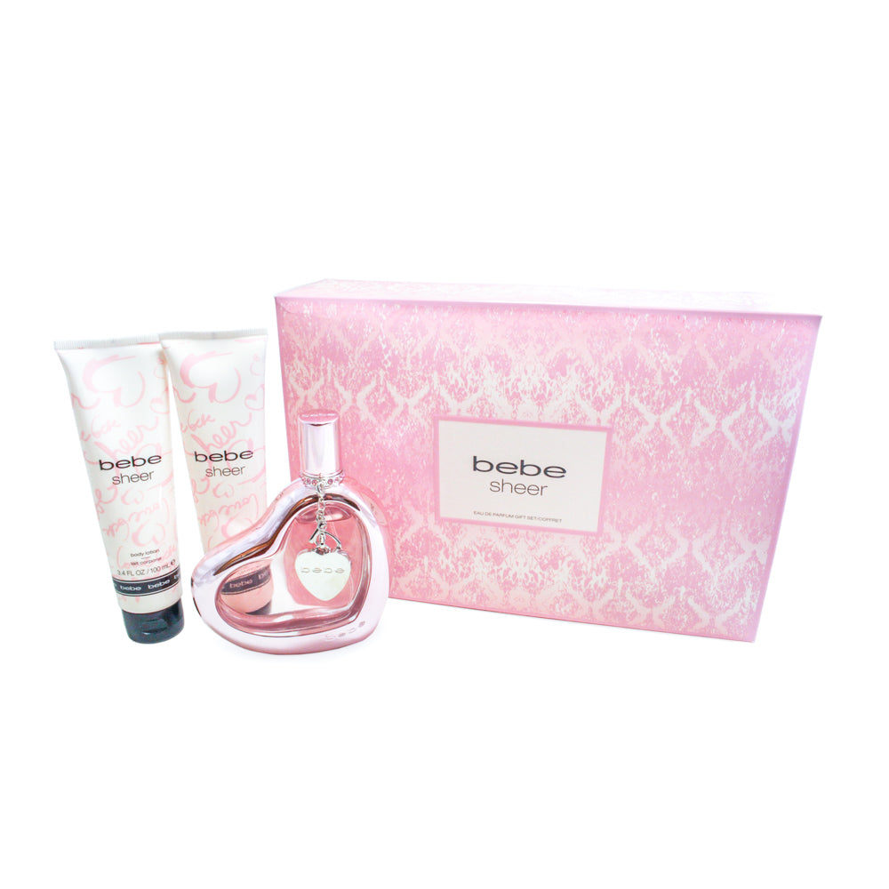 Bebe Sheer Perfume 3 Pc Gift Set By Bebe 99perfume Com