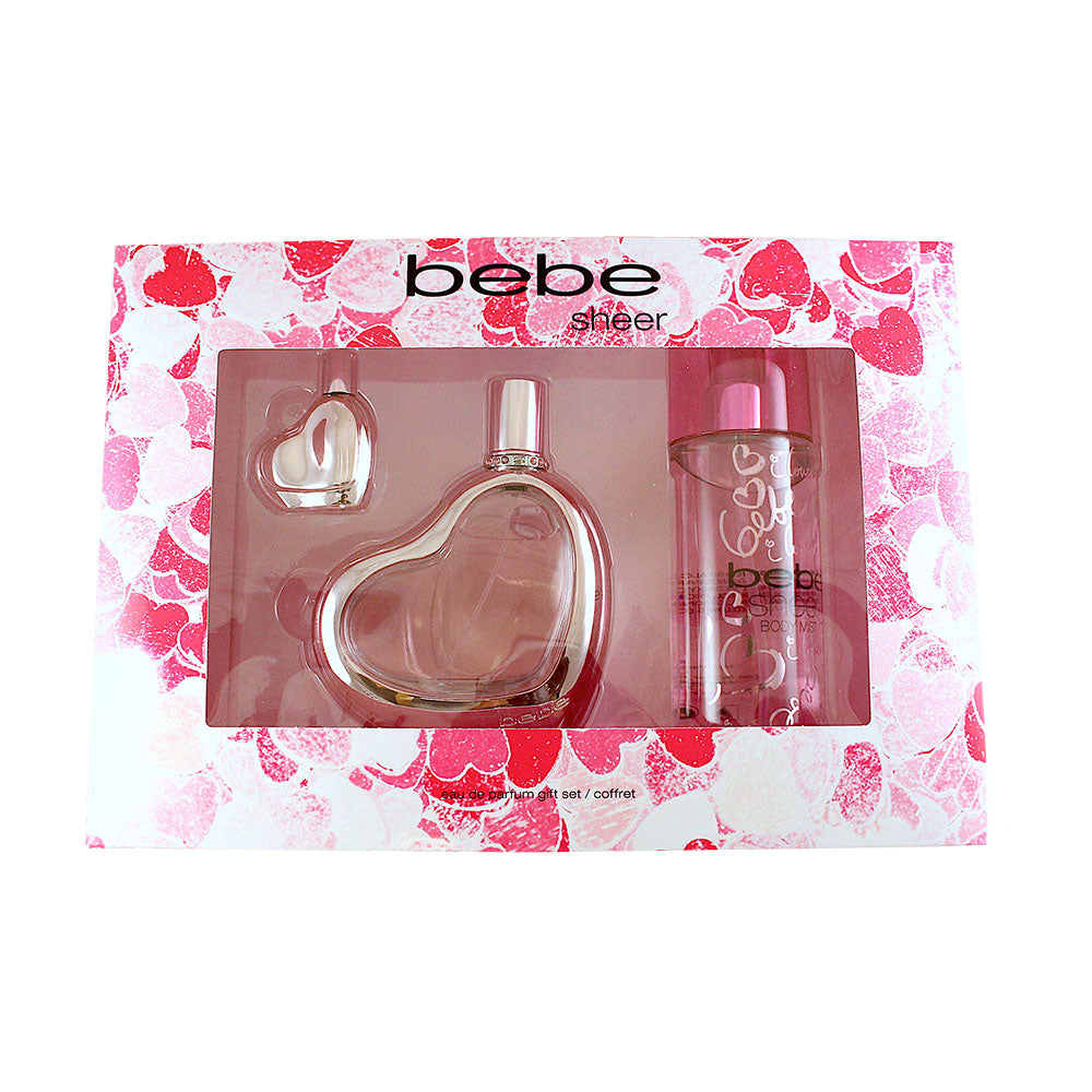 Bebe Sheer Perfume 3 Pc Gift Set By Bebe 99perfume Com