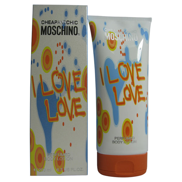 moschino i love love body lotion