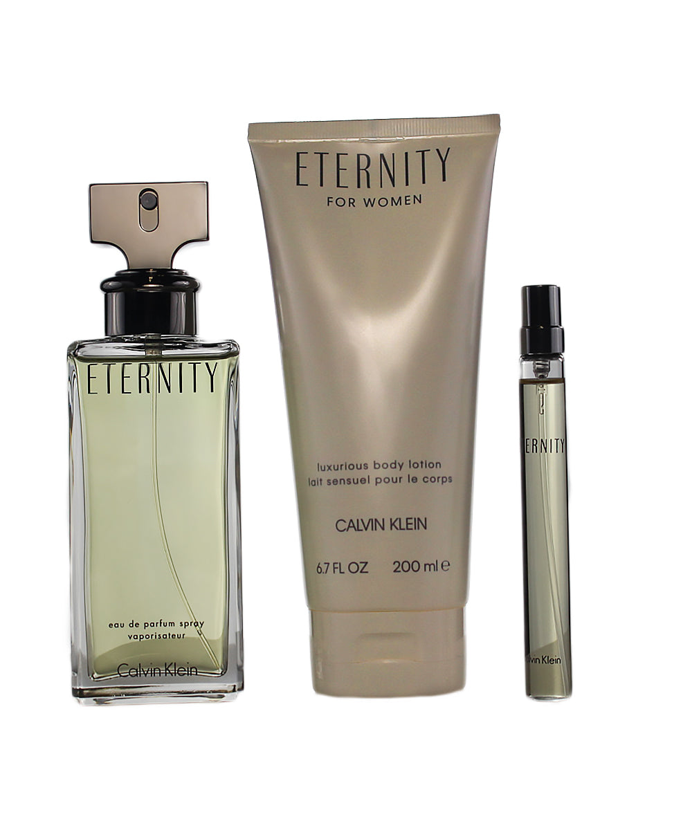 Eternity 3 Pc. Gift Set by Calvin Klein for Women 