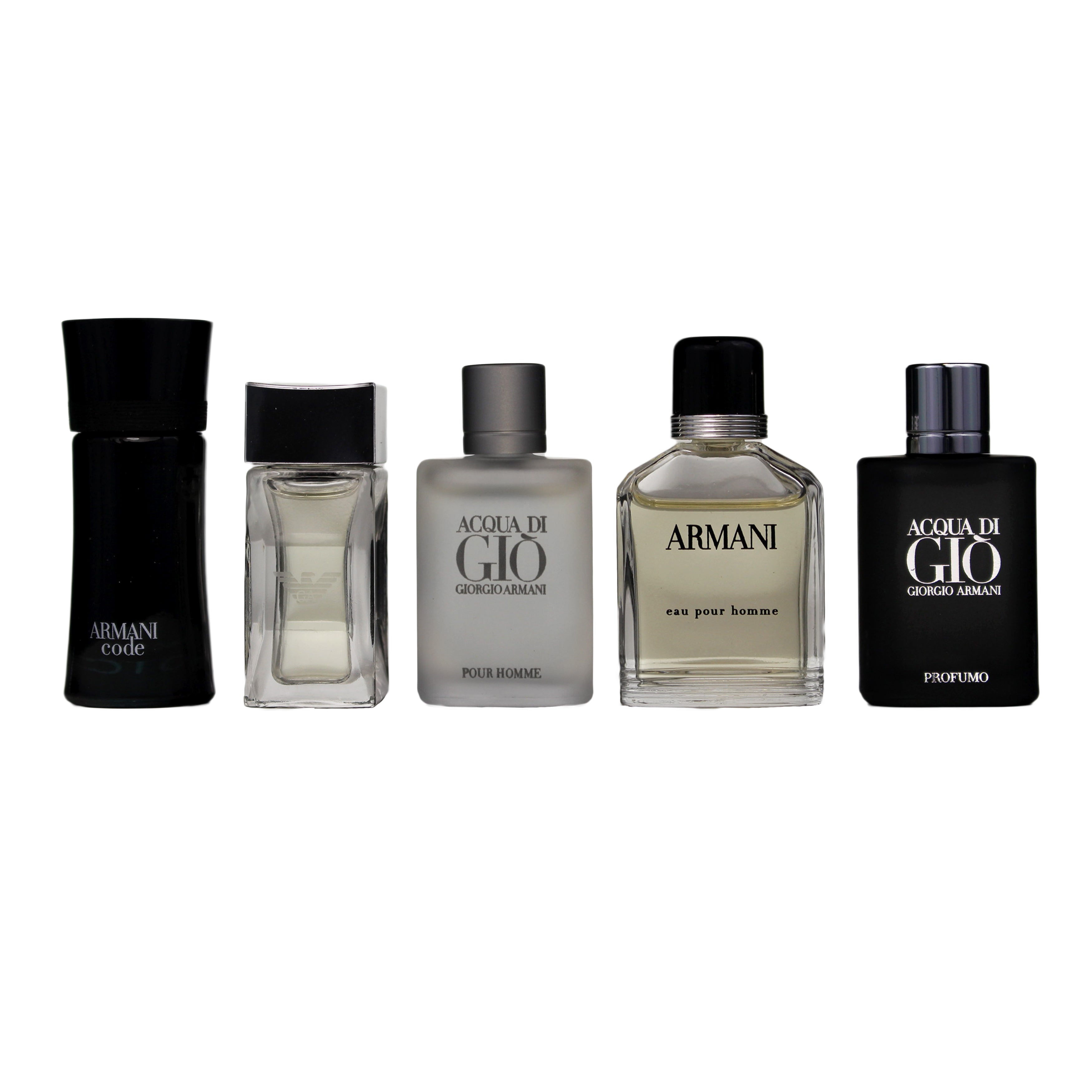 armani 5 piece mini set for men