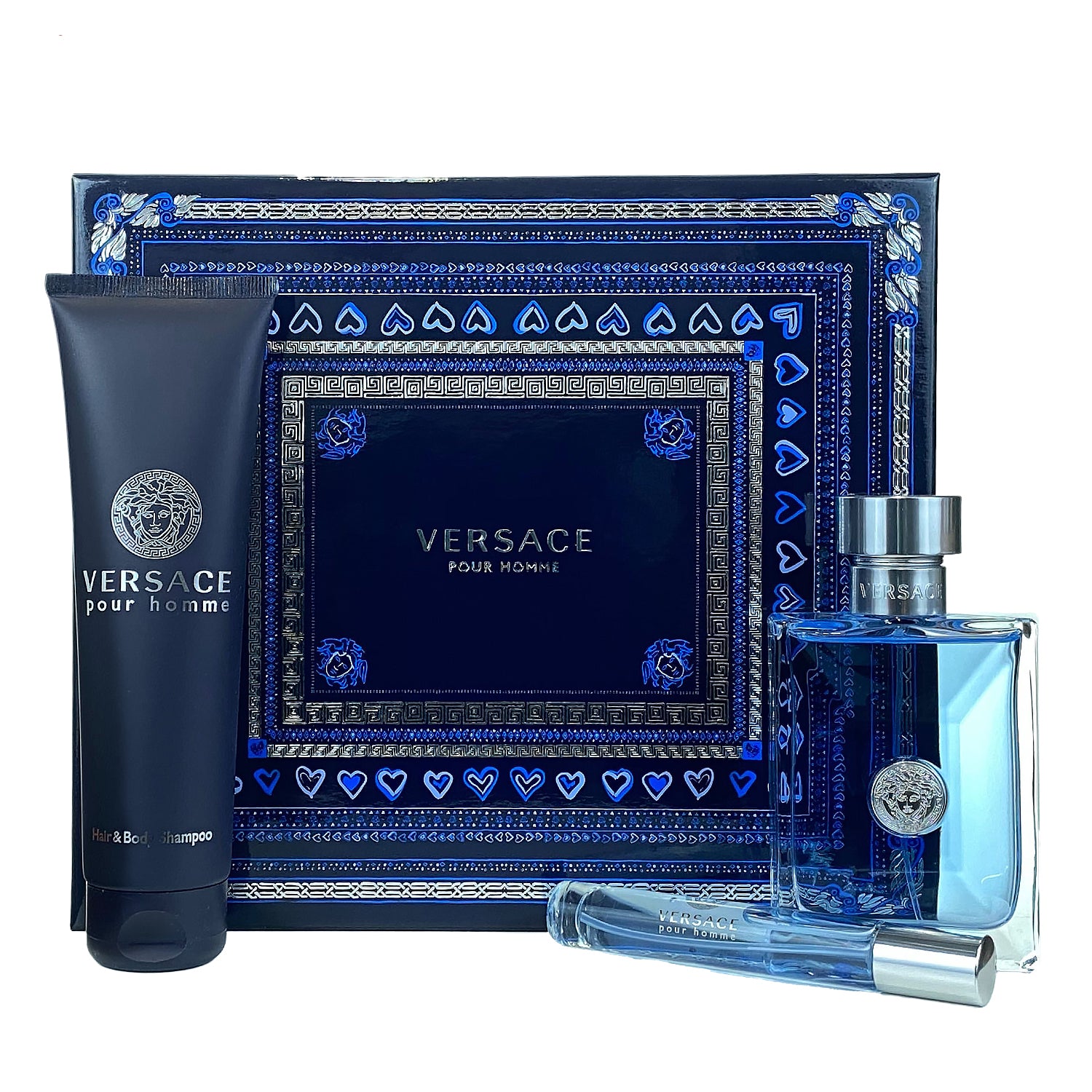 versace pour homme 4 piece set