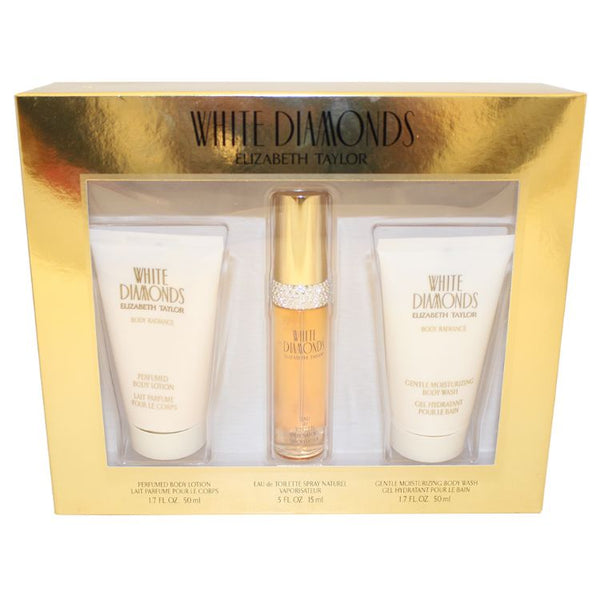 white diamond gift sets elizabeth taylor