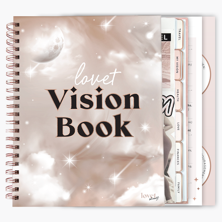 Vision Board Book LUXE [COSMIC] - Lovet Planners product image