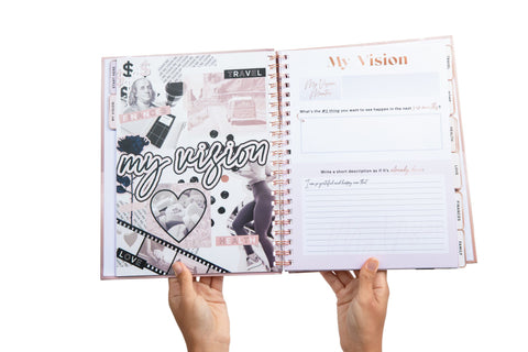 vision board planner book