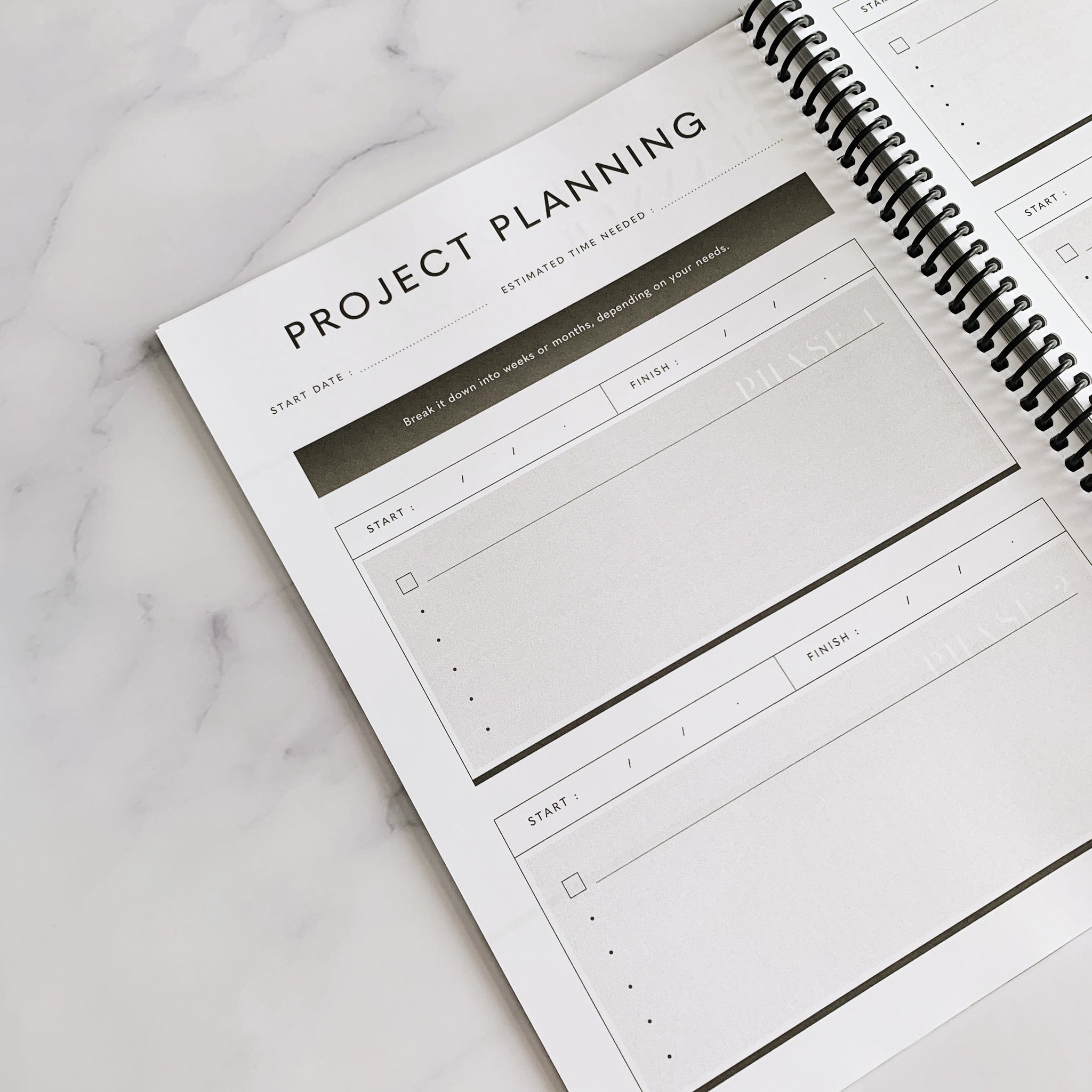 project planning journal