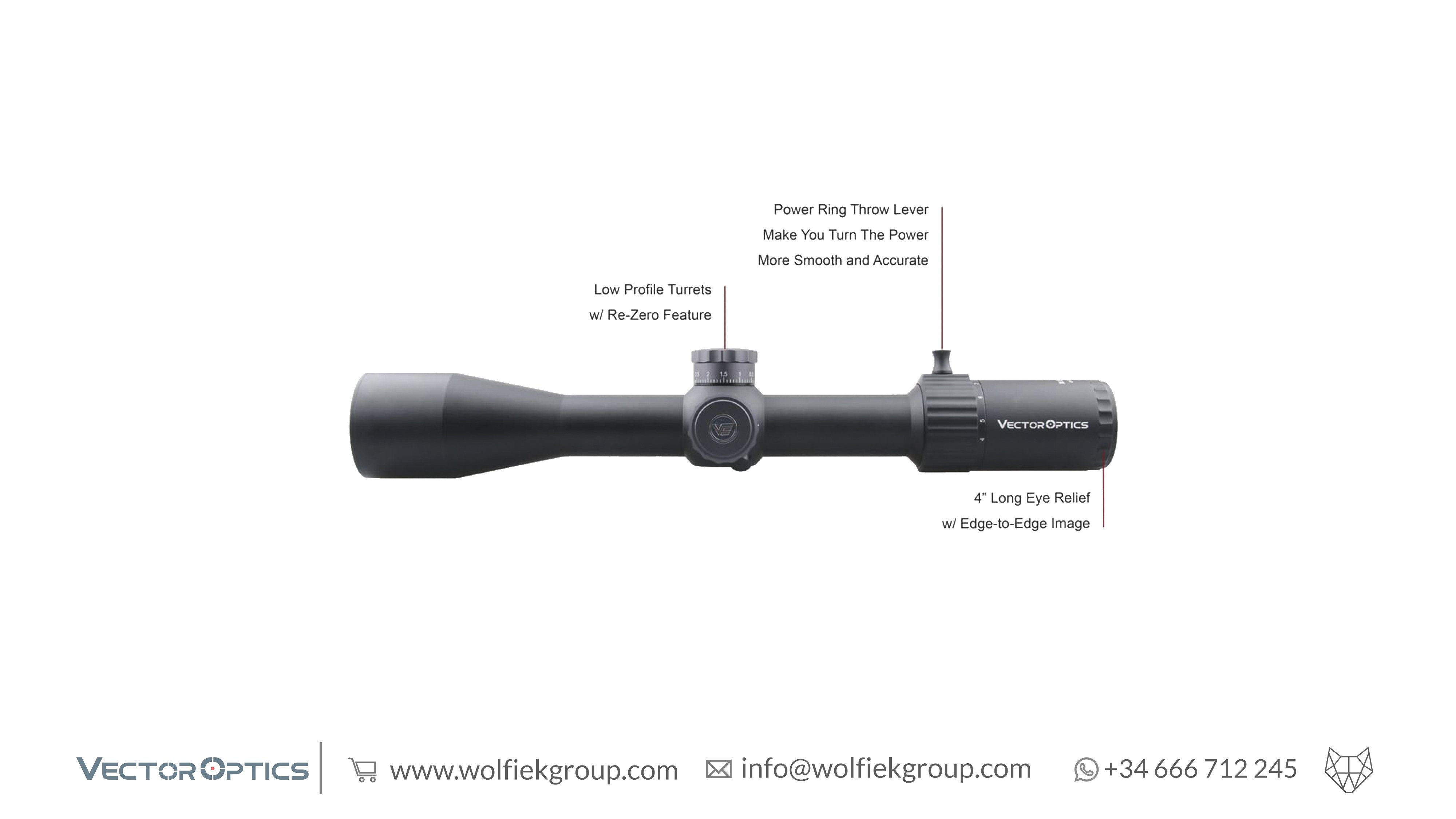 Vector optics scope 4-16x44 characteristics