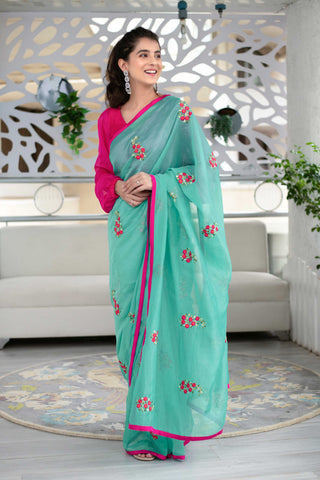 Organza Saree