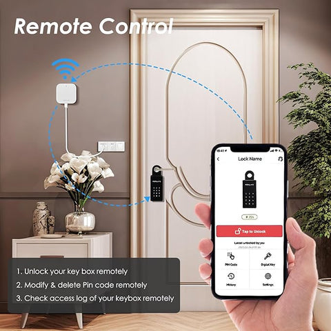 Wifi-gateway-remote-lockbox