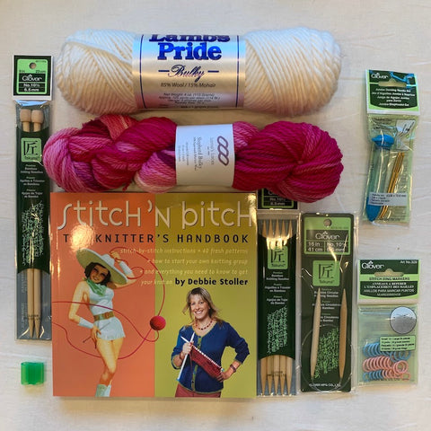 photo of knitting kit
