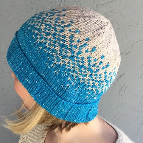photo of speckled knitted hat