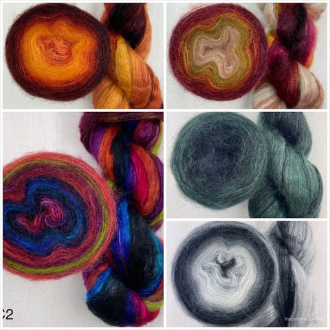 photo of yarn skeins