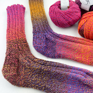 Atelier Worsted Weight Socks Knitting Kit | Jojoland Rhythm & Knitting Pattern
