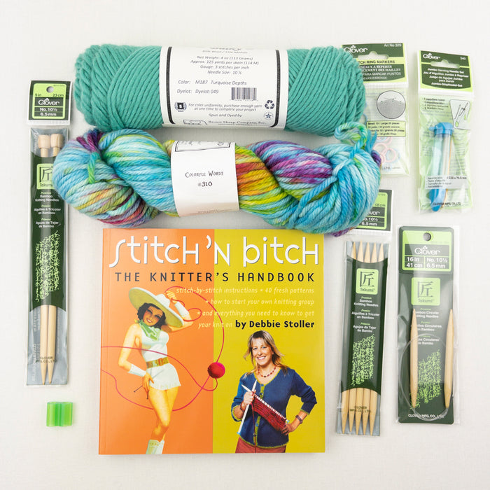 Learn How to Knit Kit — Firefly Fiber Arts Studio