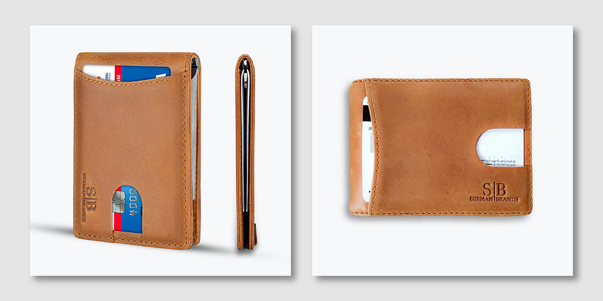 Slim Front Pocket Wallet With Money Clip – Mel Boteri Fashion Partners