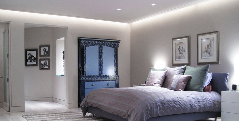 Daylight White LED Strip Lights for Bedroom