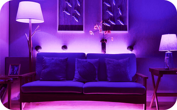 living room blacklight 