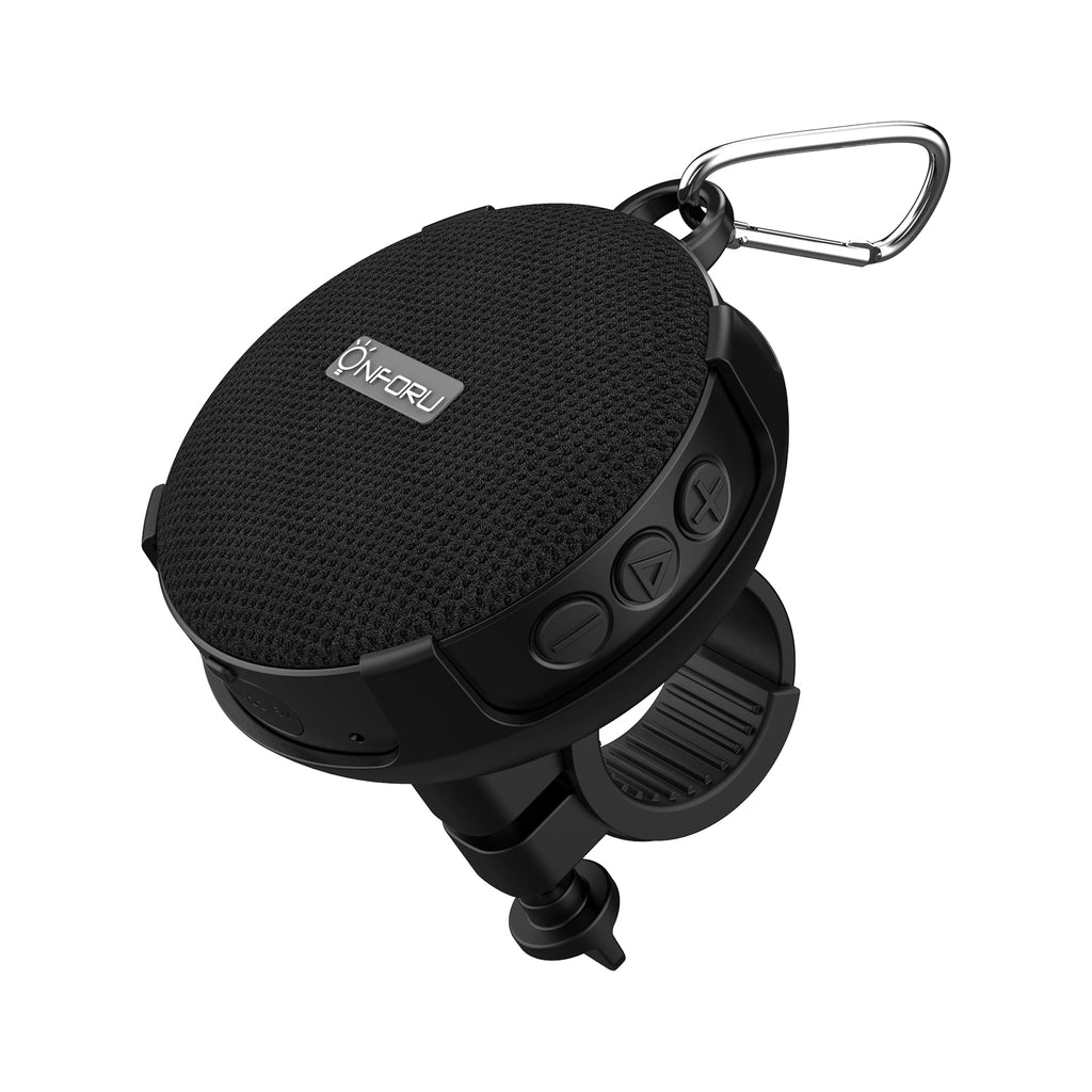 Portable Bluetooth Bike Speaker from Onforu (Black)