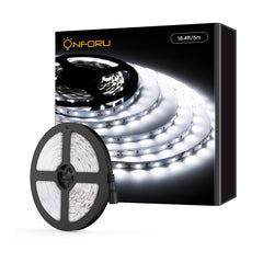 16.4ft 5M Cool White 12v LED Strip Lights