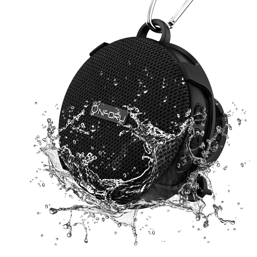 Water Resistance: Portable Bluetooth Bike Speaker (Black)