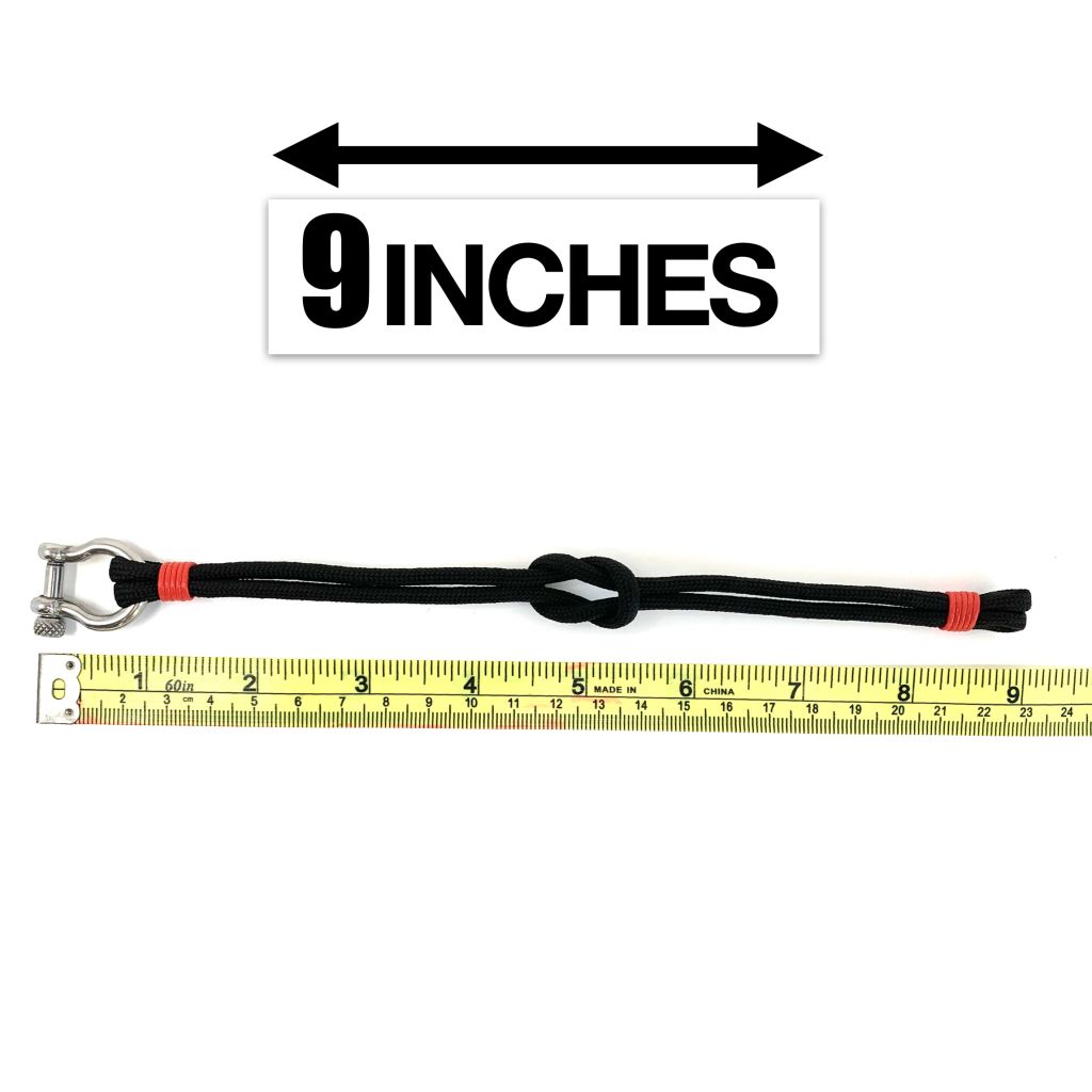Openbaren Weinig Razernij Anchor Shackle Bracelet [Men] Nautical Knot (Black) & Stainless Steel –  Cruise On