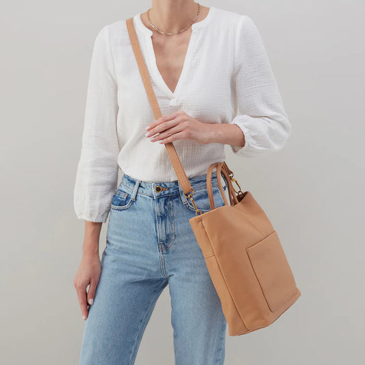 Darling Small Satchel in Soft Leather - Provence – HOBO