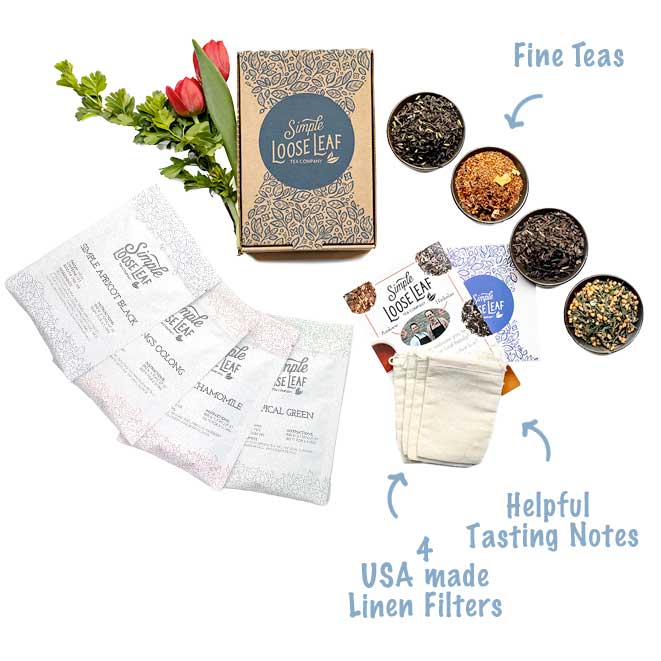 Tea sample subscription box