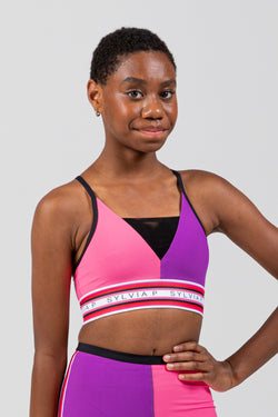 Sylvia P Khloe Cropped Top - Girls - White - Dancewear Centre