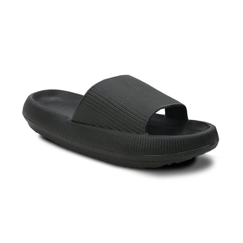 Men's Pillow Slides , Black / 11.5