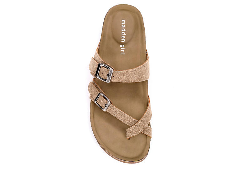 women's madden girl bryceee footbed sandals