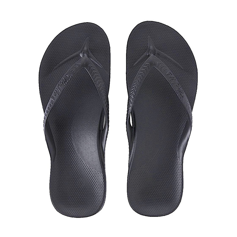 Archies Men's Arch Support Flip Flop Black & Tradehome Shoes