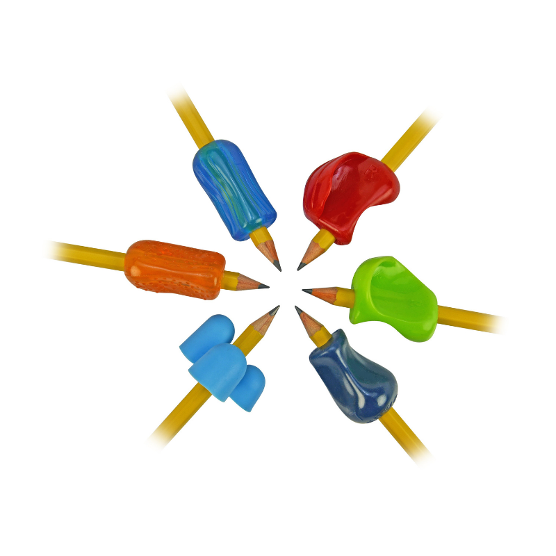  The Pencil Grip Mini Pencil Grips 50 Pack, Assorted Bright  Colors (TPG-17550) : Toys & Games