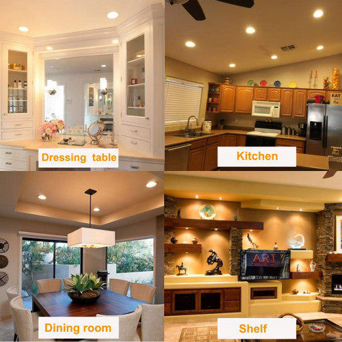 Aourow LED Recessed Downlights,5W Recessed Ceiling ...
